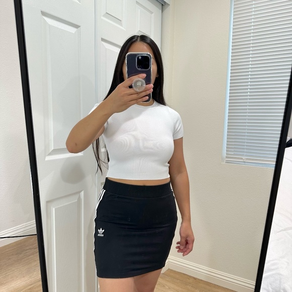 ADIDAS 3 STRIPE MINI SKIRT - Picture 1 of 6